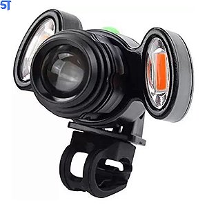 Lanterna Kaipitan Para Bicicleta Led Branco Recarregável - BL-658