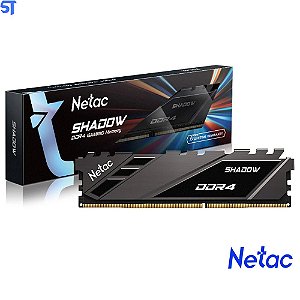 Memória Ram Gamer Desktop 16GB 2666Mhz DDR4 Shadow- Cinza