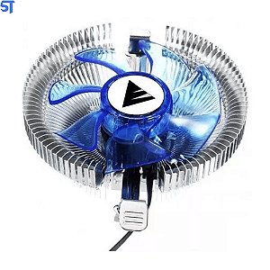 Cooler Universal Para Processador INTEL E AMD em  Aluminio (BC-04UA) - Bluecase