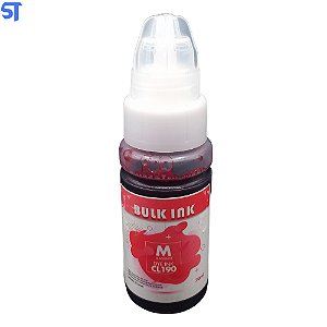 Refil De Tinta Bulk Ink Compativel Canon Dye Ink C1800bk Magenta GL-190 70ML para G1100 G3110 G3111 G4100 G4110