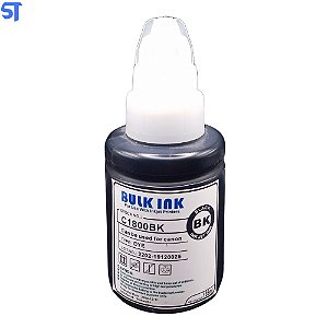 Refil De Tinta Bulk Ink compativel Canon C1800bk Preto GL-190 135ML para G1100 G3110 G3111 G4100 G4110