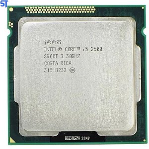 Processador Intel Core i5- 2500 - 3.3Ghz 6 Mb Lga 1155 2ª G