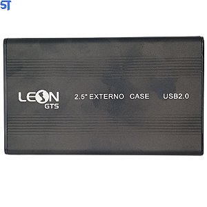 Case Para HDD 2,5" HD Externo USB 2.0 Leon GTS - LO-CASE01