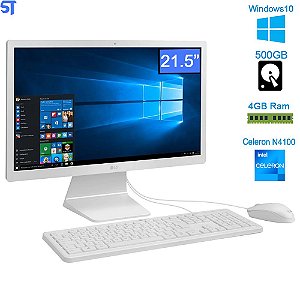 Computador LG All in One Quad Core 4GB 500GB Tela Full HD 21.5” Windows 10 22V280-L.BJ31P1