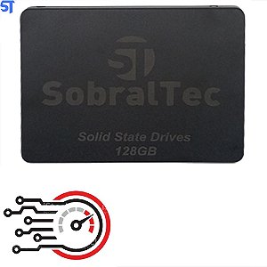 HD SSD SobralTec 128Gb 2.5 Sata3 Leitura 280Mb/s Escrita 270Mb/s