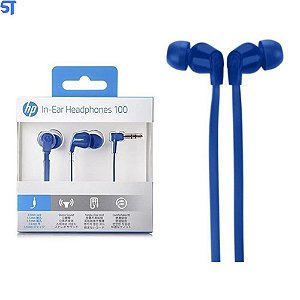 Fone de Ouvido Intra-Auricular Hp H100 In-ear Stereo Plug P2 3,5mm