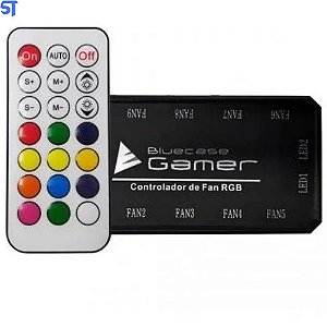 Controlador de FAN BCF-03 Bluecase - Bulk Com Controle Remoto