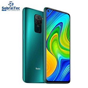 Smartphone Xiaomi Redmi Note 9 Versão Global 128Gb 4Gb Ram  Verde FLoresta Quad Camera Traseira 45Mpx