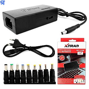 Fonte Carregador Para Notebook Universal Chaveada MY120W- XTrad