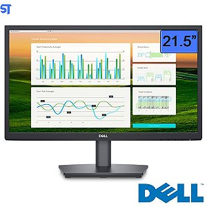 Monitor LED 21.5 Dell, E2222HS, FULL HD, 60HZ, VGA/HDMI/DP, Bivolt, Preto