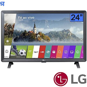 Smart Tv LG 24" LED 24TL520S - 24" Monitor Wi-Fi Webos 3.5 Dtv Machine Ready