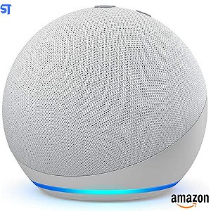 Echo Dot 4ª Geração Smart Speaker com Alexa Inteligência Artificial - Cor Branca