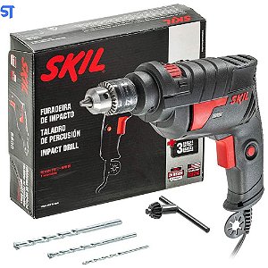 Furadeira de Impacto Skil 6600 570W 220V Com Chave de Mandril