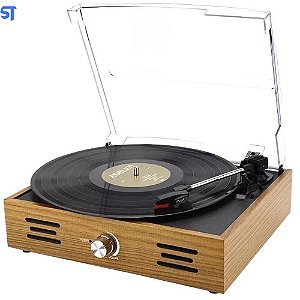 Retro Pulse Vitrola Perkins Turntable - SP365 Bluetooth