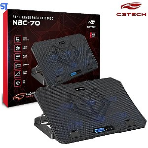 Suporte Base Para Notebook 15,6  Gamer NBC-70BK C3TECH