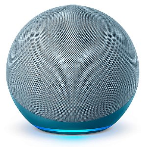 Echo Dot 4ª Geração Smart Speaker com Alexa Inteligência Artificial - Cor Azul