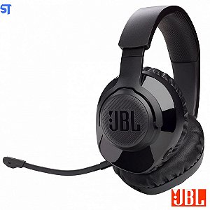 Headset JBL Free WFH Wireless Com Microfone Destacável - Preto