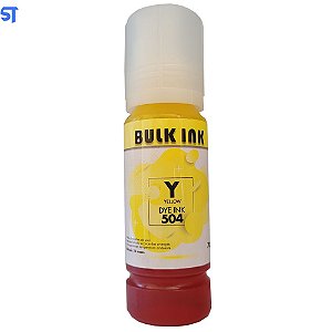 Tinta Refil Bulk Ink Compaivel Epson 504/544 Corante Amarelo 70ML Dye Ink