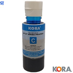 Refil de Tinta Compatível HP GT Séries Bulk Ink Corante Ciano C 70ML KORA
