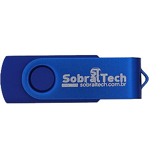 Pen Drive SobralTech 16GB Flash USB 2.0 Acabamento em Metal