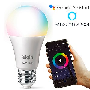 Lâmpada Bulbo LED A70 15W Bivolt SMART COLOR Elgin - 48BLED15WIFI