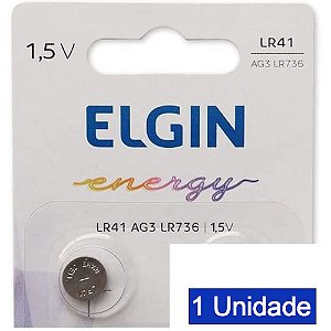 Bateria Alcalina LR41 (Unidade) Elgin ELE000000082261