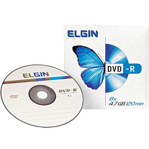 DVD R Elgin 16X 4.7GB 120 Minutos (Pino Com 100 UND) ELE0000000820 50