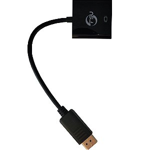Cabo Conversor DisplayPort Macho Para VGA Fêmea - FSU