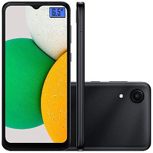 Smartphone Samsung Galaxy A03 Core 32GB Onyx 4G - Octa-Core 2GB Ram 6,5” Câm 8MP + Selfie 5MP
