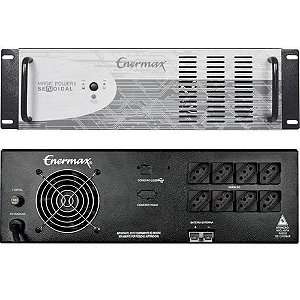 Nobreak Para Racker Servidor UPS MP II 1500VA R19  BIV AUT 2 Baterias USB Enermax