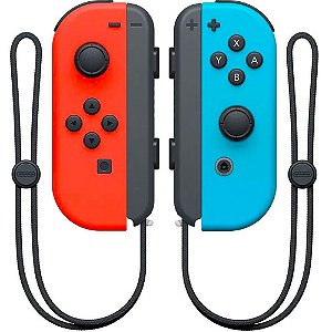 Controle Nintendo Switch, Joy Con, Vermelho e Azul - Nintendo Switch, Nacional