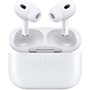 AirPods PRO Apple MQD83ZA/A Com Estojo de Recarga e Recarga por Magsafe (2a geração) USB-C, Branco