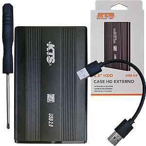 Case Para HD 2.5 Externo USB 2.0 2.5" HDD KTS