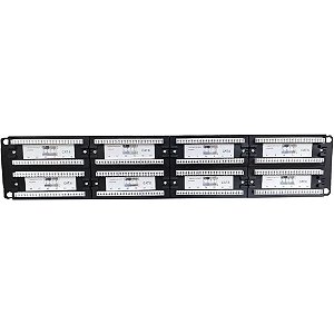 Patch Panel 48 Portas Categoria 6 26AWG PN-P48Q6 Cat6- Pacific Network
