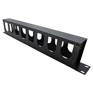 Guia de Cabos Horizontal Fechado 1u Alta Densidade