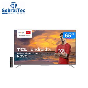 Smart TV 4K UHD LED 65” TCL 65P715 Android Wi-Fi - Bluetooth 3 HDMI 2 USB