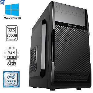 Computador Core i3-7100 - Ram 8GB DDR4 - SSD Walram 256GB - Gabinete ATX MT-25V2BK
