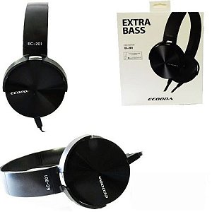 Headphone Extra Bass EC-201 Ecooda