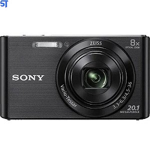 Câmera Sony Dsc- W830 20mp/8x/hd Preta