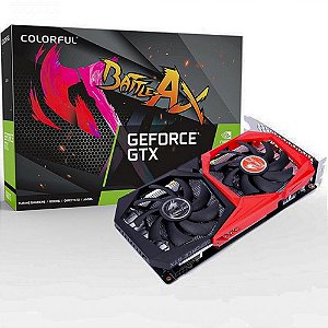 Placa de Vídeo Colorful GeForce GTX 1050 TI 4GB Battle-AX 128 Bits