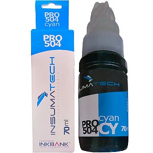 Refil de Tinta Compatível com Epson Insumatech Pro 504 Corante Azul 70 ml