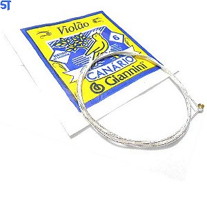 Encordoamento Giannini Violão Canário Nylon Com Bolinha GENWB