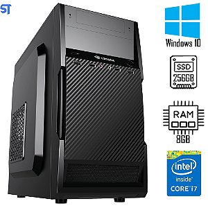 Computador Core i7-3770-HD SSD 256GB -Memória Ram 8GB At- Windows 10