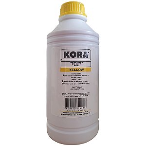 Litro de Tinta Kora Epson Universal Corante Y Yelow Compativel Com Epson L3150 L3250 L355 L365 L375 L395