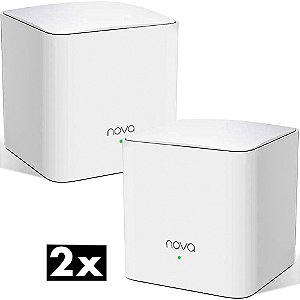 Kit com 2 Roteadores WiFi Mesh Gigabit AC1200 MW5C - Tenda