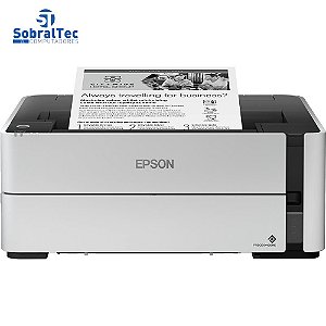 Impressora Epson EcoTank Jato de Tinta Monocromática Wi-Fi Bivolt M1180