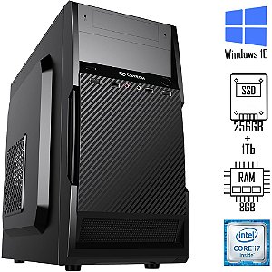 Computador Core i7-3770-HD SSD 256GB -Memória Ram 8GB -Com 1TB SSD de Armazenamento Extra- Windows 10