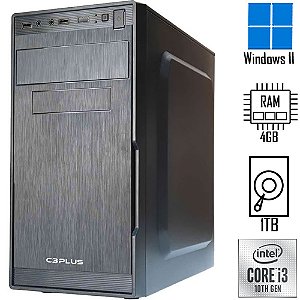 Computador Core i3-2130- HD 1TB ST- Memória 4GB Ys- Gab MT-25V2BK-WLYs- Windows10