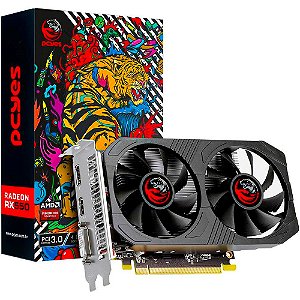 Placa de Vídeo RX 550 Radeon Graffiti Series Pcyes AMD, 4 GB GDDR5, 128 Bits, Dual Fan
