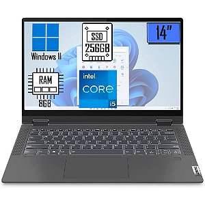 Notebook Lenovo 2 Em 1 Ideapad Flex Tela 14 I5-1135 8GB 256GB SSD W11H 82LT0005BR de Vitrine